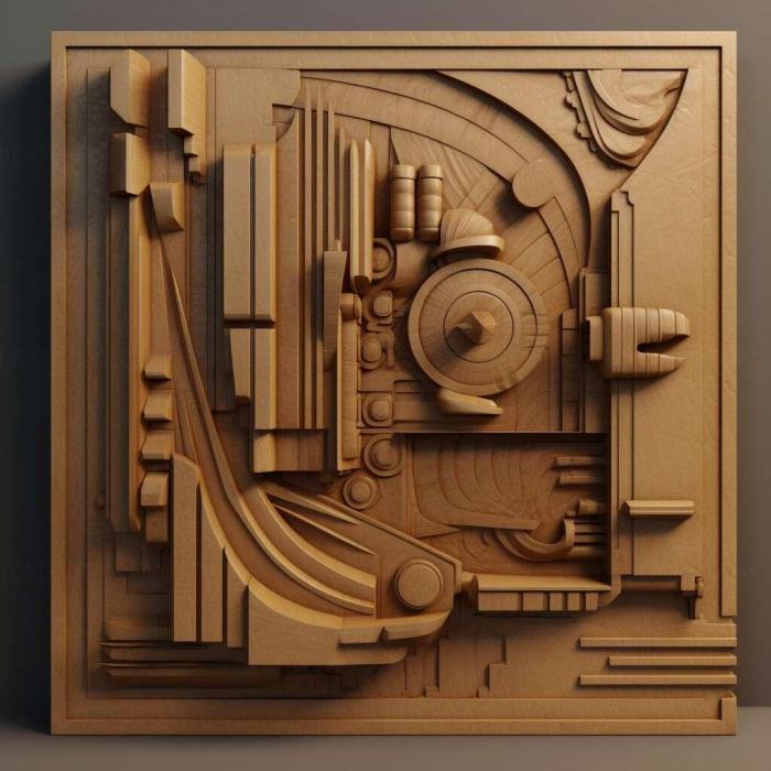 نموذج ثلاثي الأبعاد لآلة CNC 3D Art 